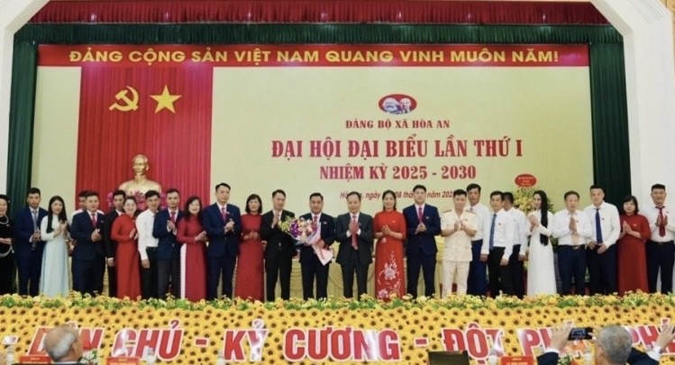 Cao Bằng: Đại hội đại biểu Đảng bộ xã Hòa An lần thứ I, nhiệm kỳ 2025 - 2030.
