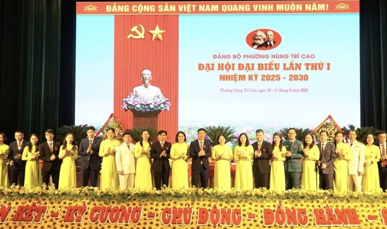 Cao Bằng: Đại hội đại biểu Đảng bộ phường Nùng Trí Cao lần thứ nhất, nhiệm kỳ 2025 - 2030