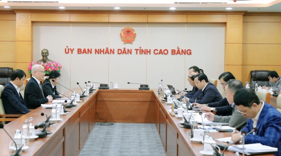 UBND tỉnh Cao Bằng làm việc với Tập đoàn TH