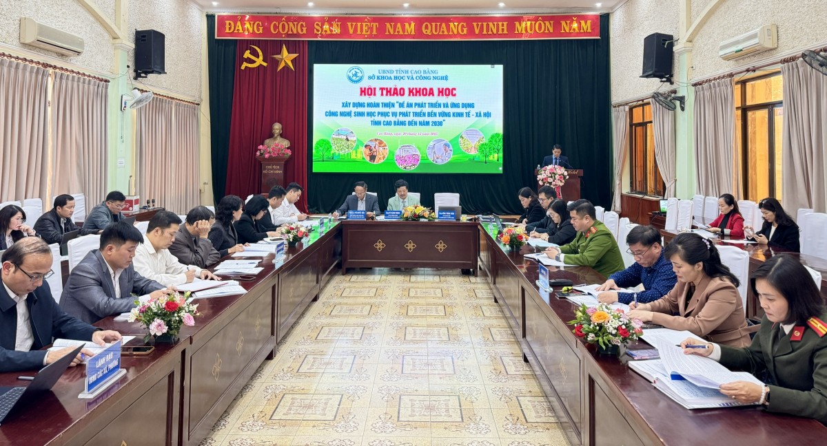 Ứng dụng công nghệ sinh học phục vụ phát triển bền vững kinh tế - xã hội tỉnh Cao Bằng đến 2030