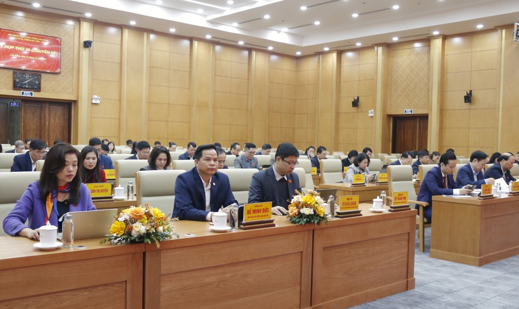 Kỳ họp thứ 39 (chuyên đề) HĐND tỉnh Cao Bằng khóa XVII, nhiệm kỳ 2021 - 2026