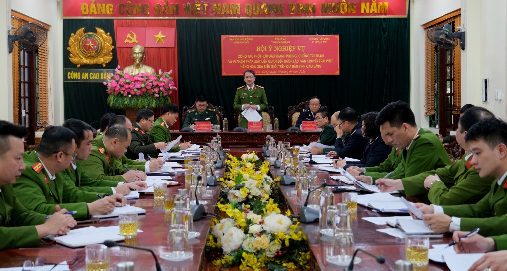 Cao Bằng: Phối hợp đấu tranh phòng, chống tội phạm và vi phạm pháp luật về vận chuyển hàng hóa qua biên giới