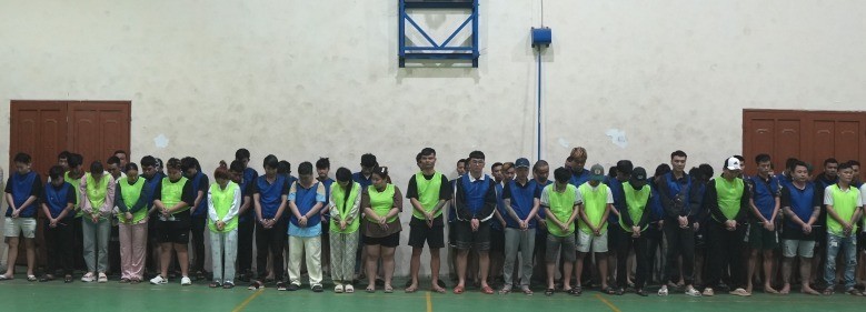 Di lý 68 đối tượng từ Campuchia trong đường dây lừa đảo chiếm đoạt tài sản xuyên quốc gia