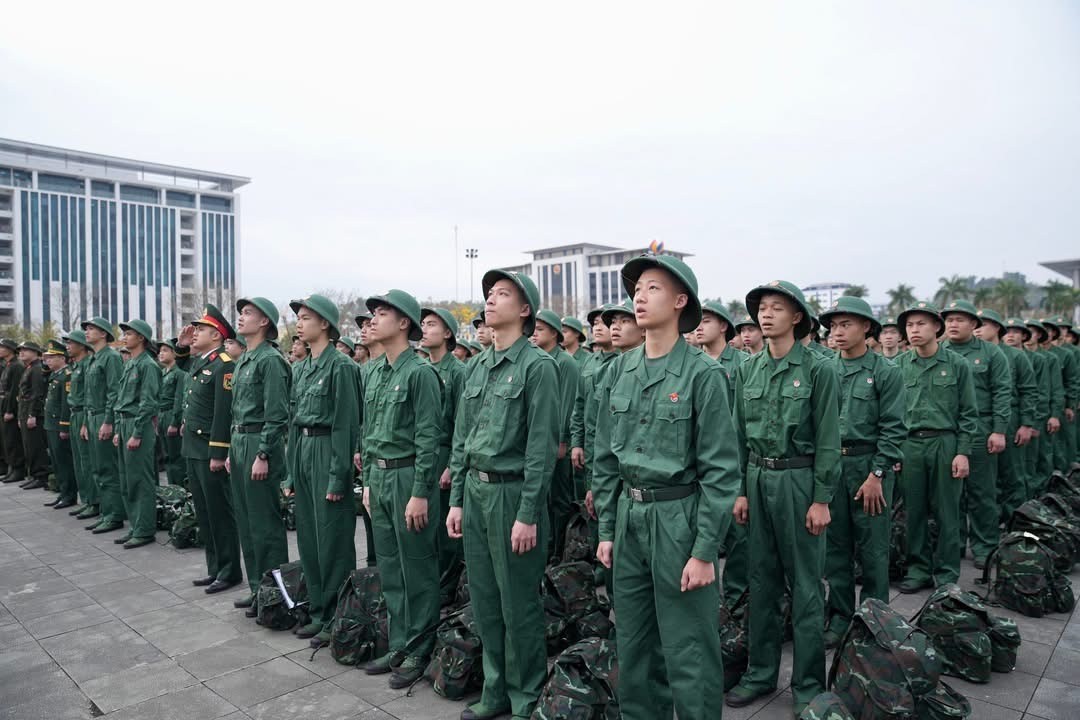 Đại tướng Phan Văn Giang dự Lễ Giao nhận quân tại Cao Bằng