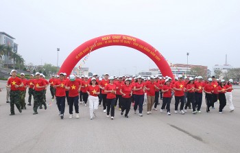 Cao Bằng: Hơn 3.500 người tham gia “Ngày chạy Olympic - Vì sức khỏe toàn dân - Vì an ninh Tổ quốc”