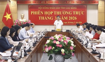 Thường trực HĐND tỉnh Cao Bằng tiến hành phiên họp tháng 3/2026