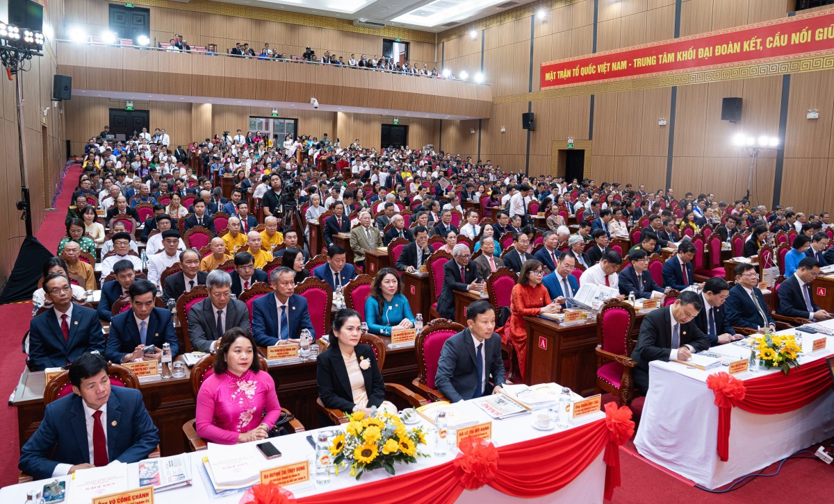 Khai mạc Đại hội đại biểu MTTQ Việt Nam thành phố Đà Nẵng lần thứ I, nhiệm kỳ 2025-2030