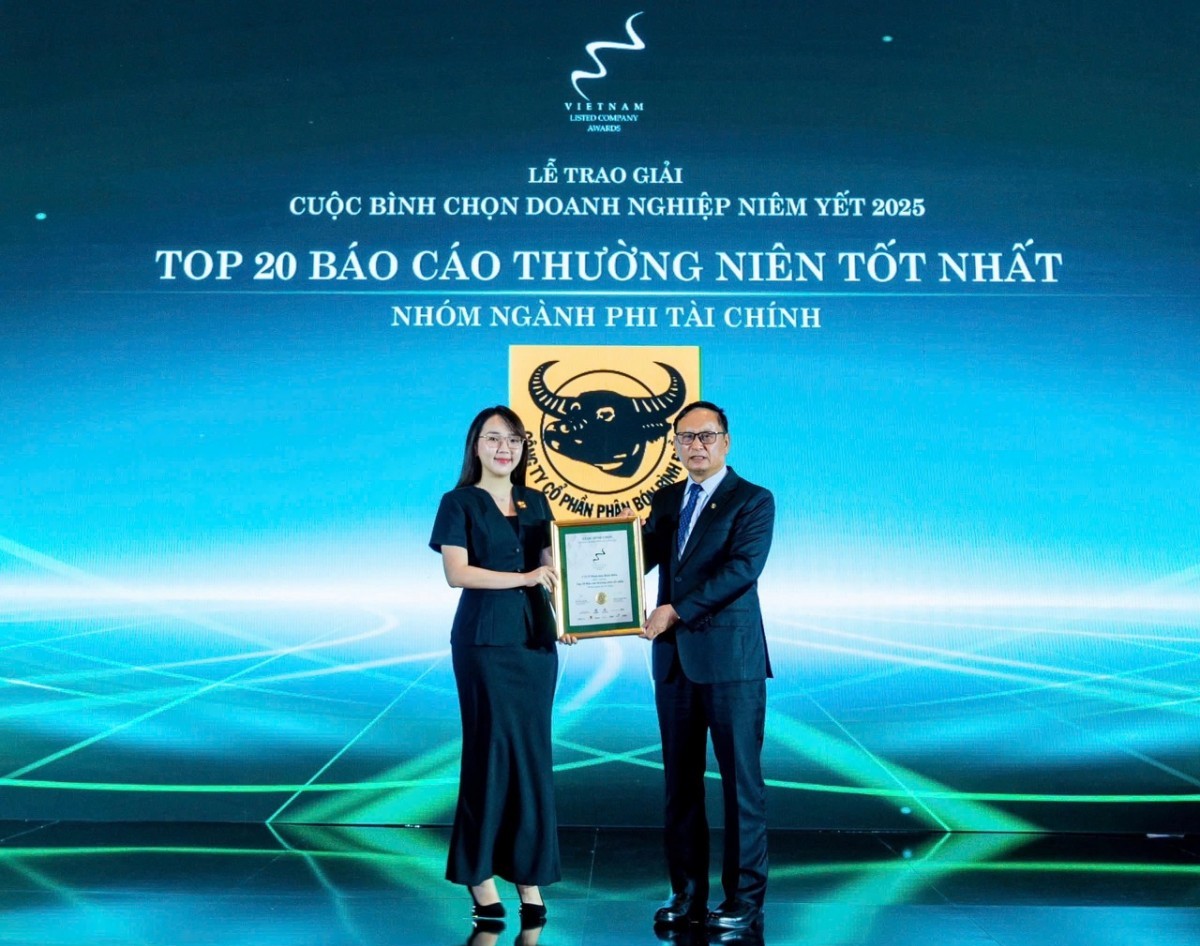 Bình Điền vào Top 20 Doanh nghiệp có Báo cáo Thường niên tốt nhất - nhóm ngành phi tài chính năm 2025