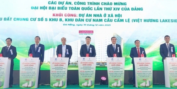 Giải “cơn khát” an cư cho người thu nhập thấp, Đà Nẵng khởi công liên tiếp hai dự án nhà ở xã hội