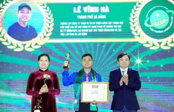 Thanh niên làm giàu quê hương: Hai gương mặt Đà Nẵng nhận Giải thưởng Lương Định Của