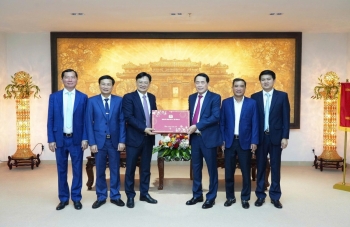 Lãnh đạo Bộ Công an, Thành uỷ Huế thăm và chúc Tết Công an Tp. Huế