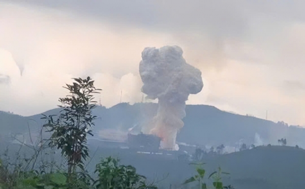 Lào Cai: Nổ lớn ở khu công nghiệp Tằng Loỏng, một người tử vong