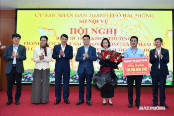 Hải Phòng: Khen thưởng Sở Nội vụ có thành tích xuất sắc trong tham mưu tổ chức bầu cử