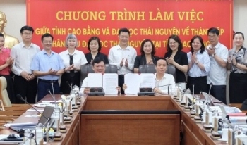 Ký kết biên bản ghi nhớ phối hợp xây dựng Đề án thành lập Phân hiệu Đại học Thái Nguyên tại tỉnh Cao Bằng