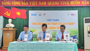 Ký kết hợp tác thúc đẩy ứng dụng giải pháp bơm năng lượng mặt trời trong nông nghiệp