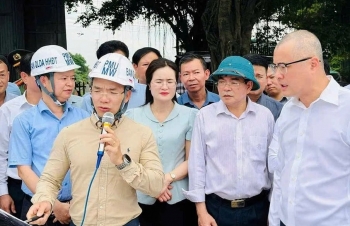 Phú Thọ: Bí thư Tỉnh ủy kiểm tra tiến độ Dự án cải tạo, mở rộng Quốc lộ 2 đoạn Vĩnh Yên - Việt Trì