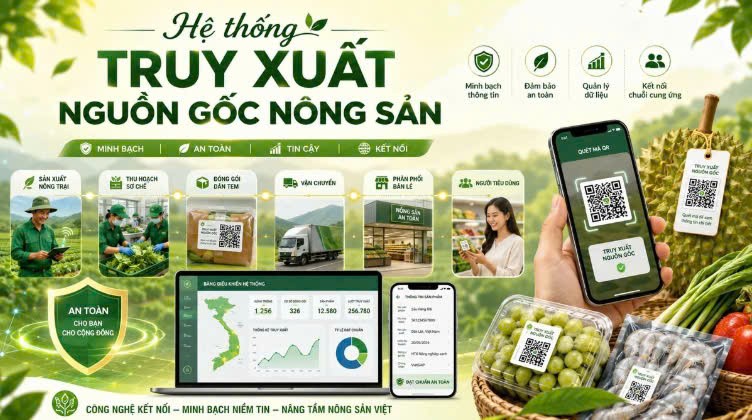 Ứng dụng truy xuất nguồn gốc, nâng tầm thương hiệu và vị thế nông sản Việt Nam