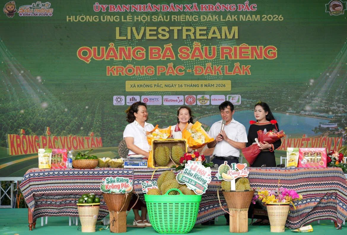Lễ hội Sầu riêng Đắk Lắk 2026 tạo dấu ấn thu hút 750.000 lượt khách, lan tỏa mạnh mẽ