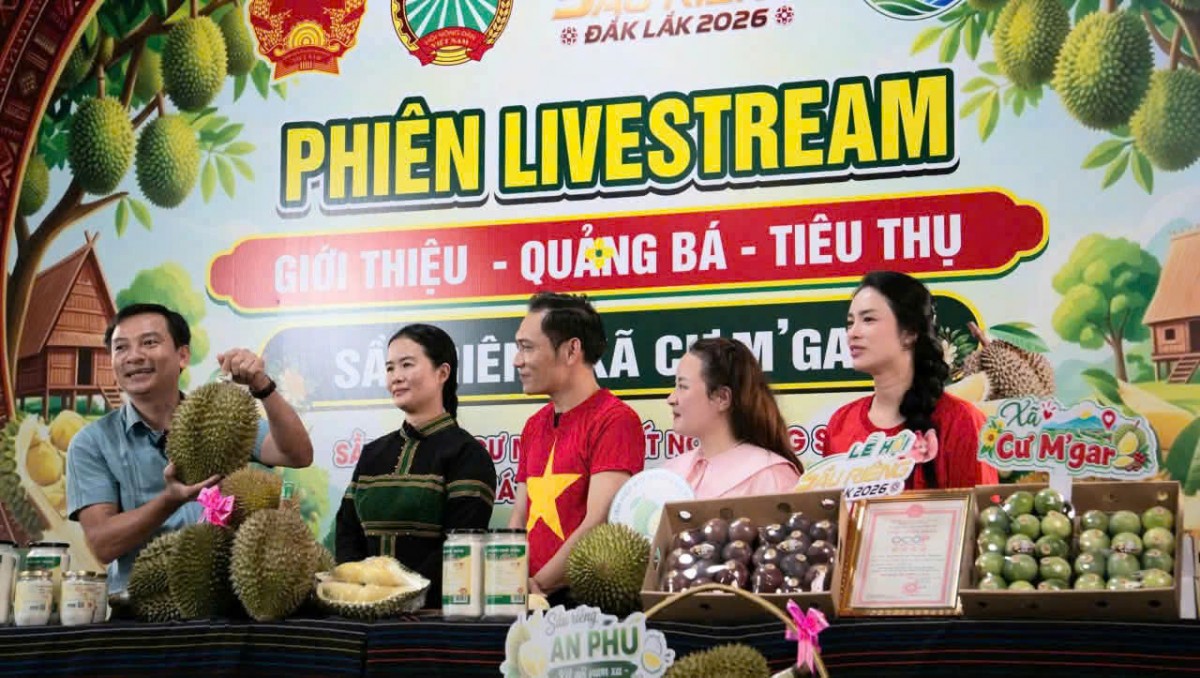 Lễ hội Sầu riêng Đắk Lắk 2026 tạo dấu ấn thu hút 750.000 lượt khách, lan tỏa mạnh mẽ