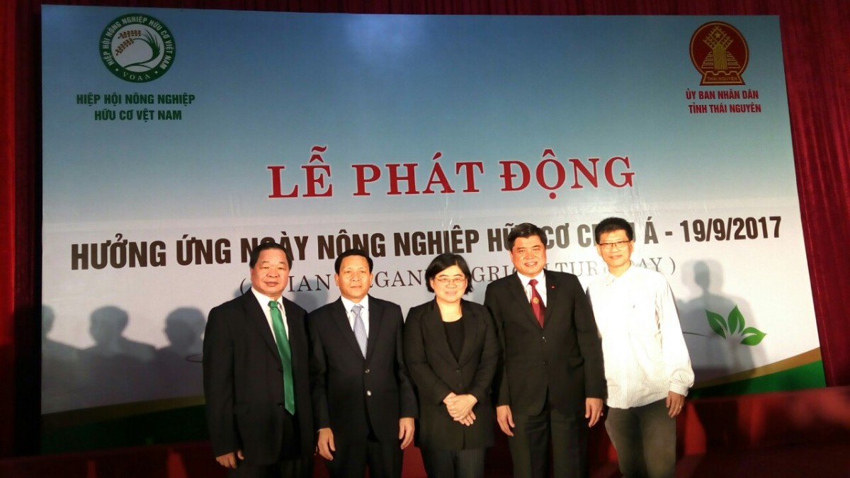 Lễ phát động hưởng ứng Ngày Nông nghiệp hữu cơ châu Á tại Thái Nguyên ngày 19/9/2017, dấu mốc cộng đồng hữu cơ lựa chọn ngày 19/9 hằng năm là Ngày Hữu cơ Việt Nam.