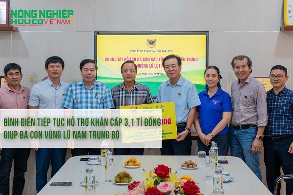 Bình Điền tiếp tục hỗ trợ khẩn cấp 3,1 tỉ đồng giúp bà con vùng lũ Nam Trung bộ